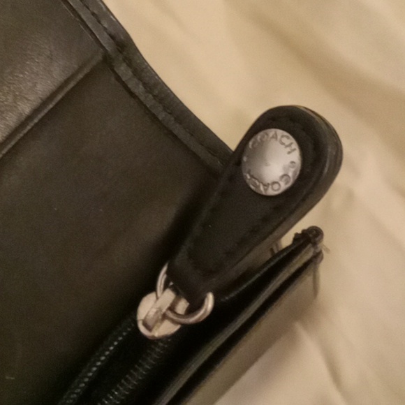 Coach Black Leather Wallet - Picture 2 of 8